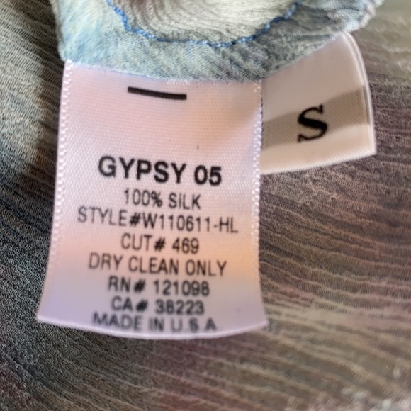 Gypsy 05 Silk Tie Dye Blouse - Picture 7 of 7